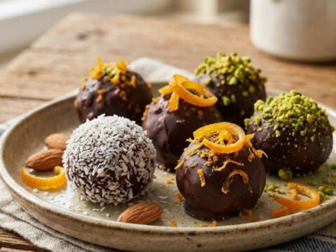Tatli krizlerine fit cozum bademli ve portakalli fit truffle tarifi qmkBamyV